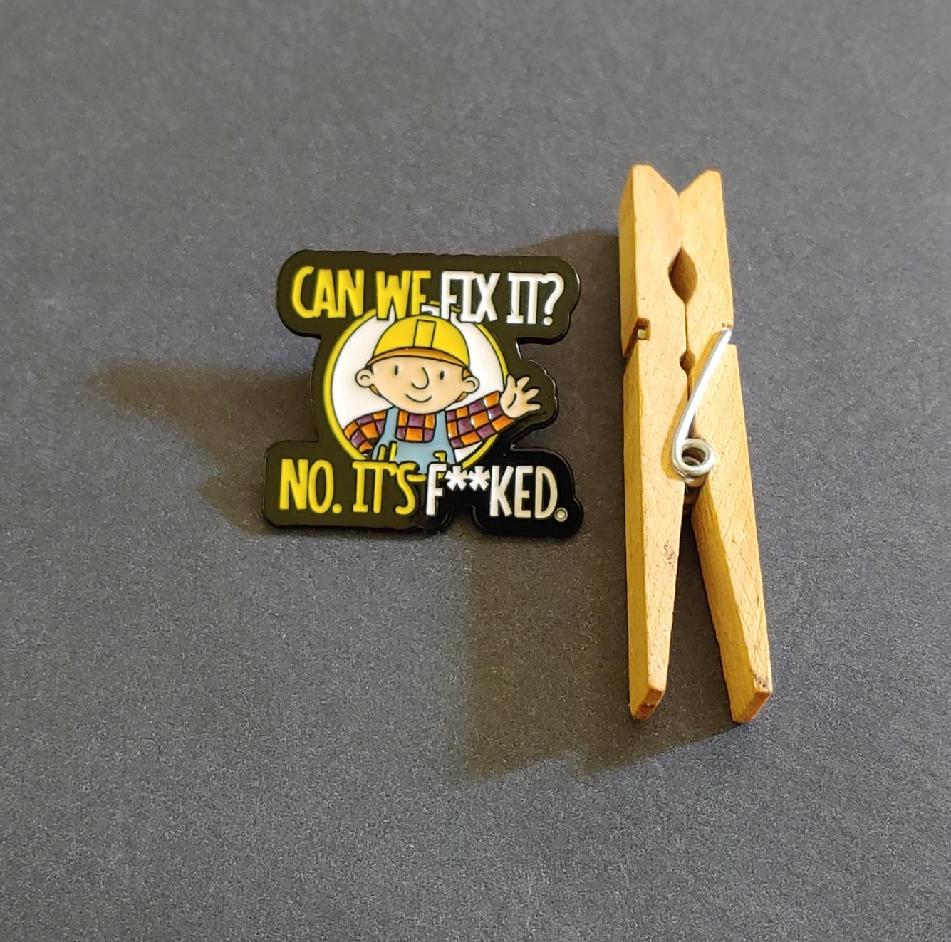 Can we fix it lapel pin