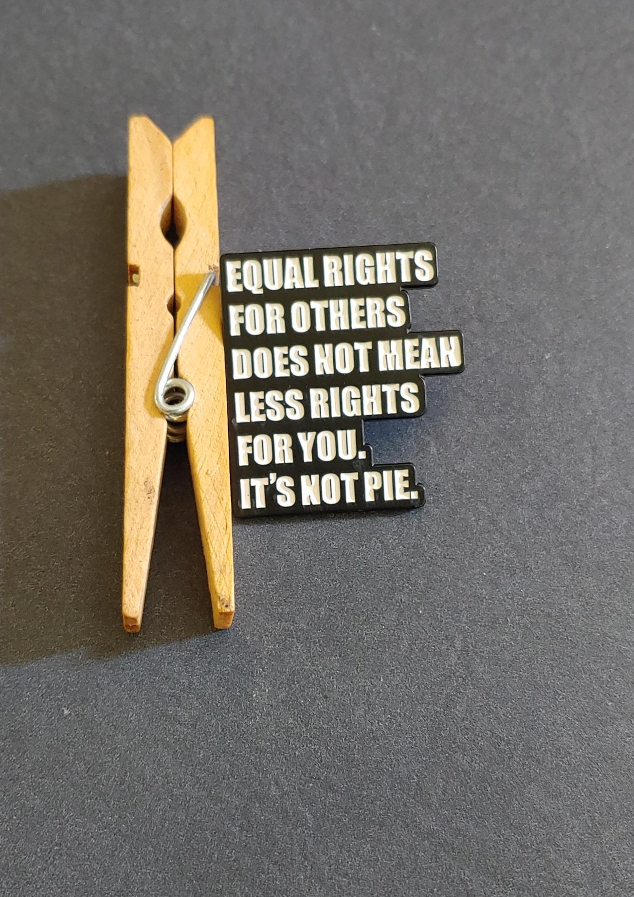 Equal Rights Label Pin