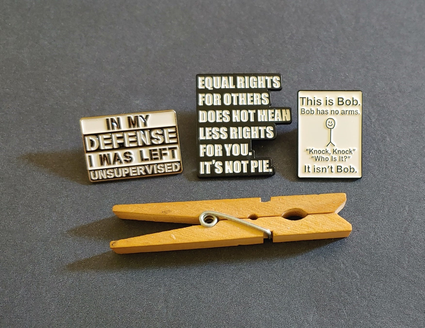 This is Bob Lapel Pin