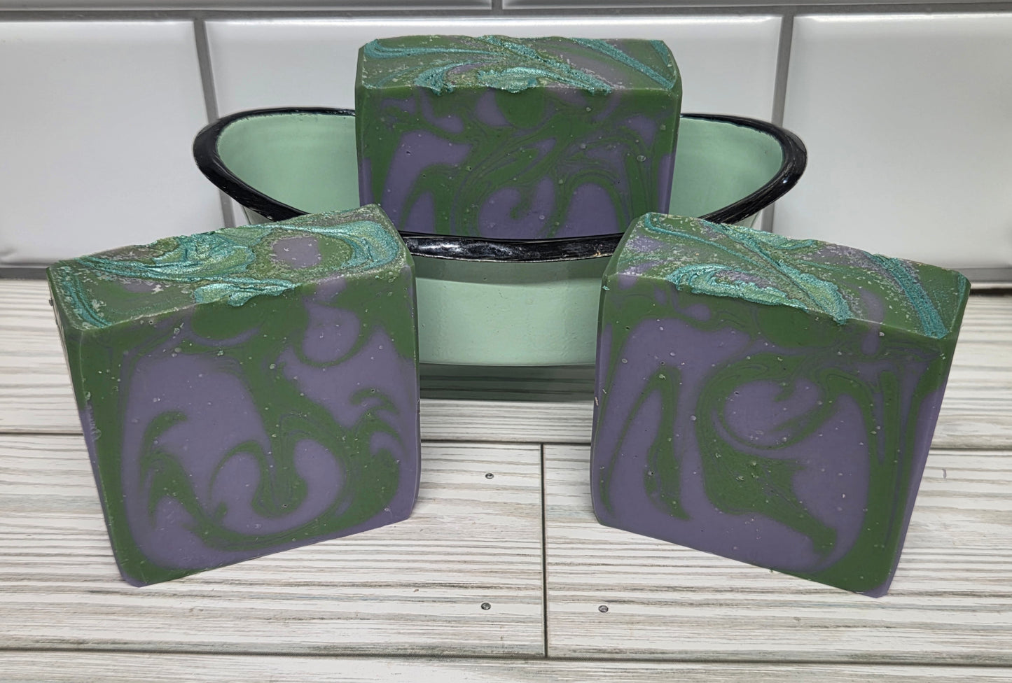 Lavender Basil Goat Milk Soap- Fresh, Clean, Neutral Scent