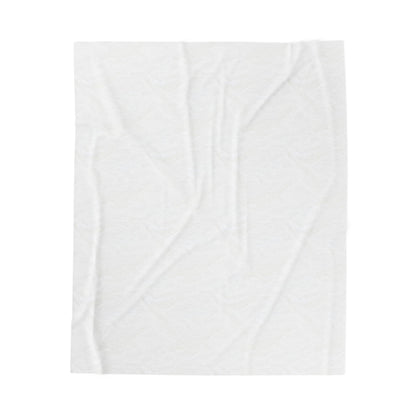 Velveteen Plush Blanket — "Bathe Like No One Is Watching" Silhouette Bathtub Throw