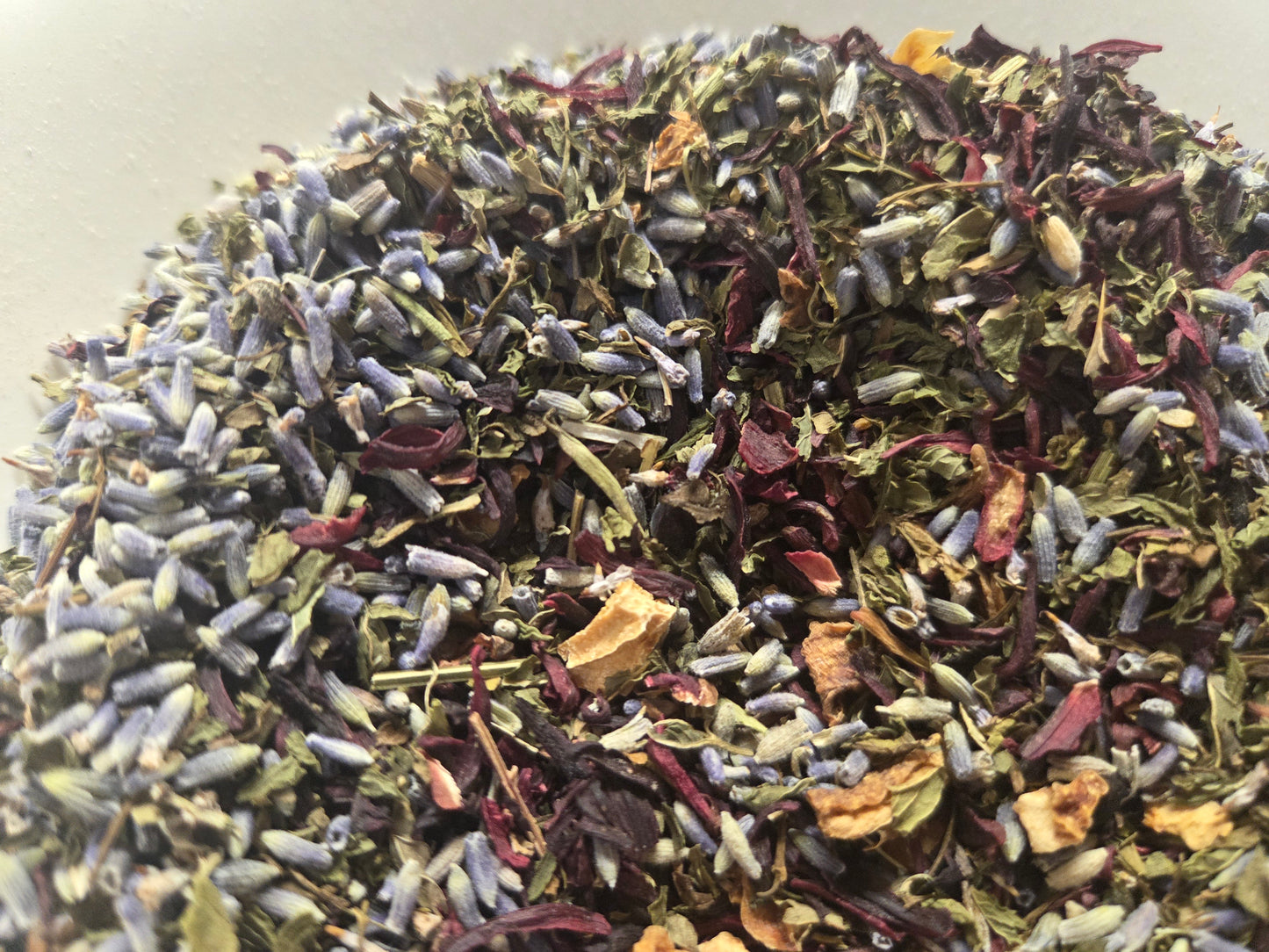 🌿Hibiscus, Lavender, Mint, Lemon Herbal Tea- Caffeine Free