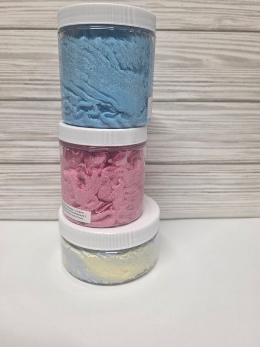 Whipped Soap Sugar Scrub 8oz, Pink Lemonade, Dragonwood, Freshly Picked Hippie