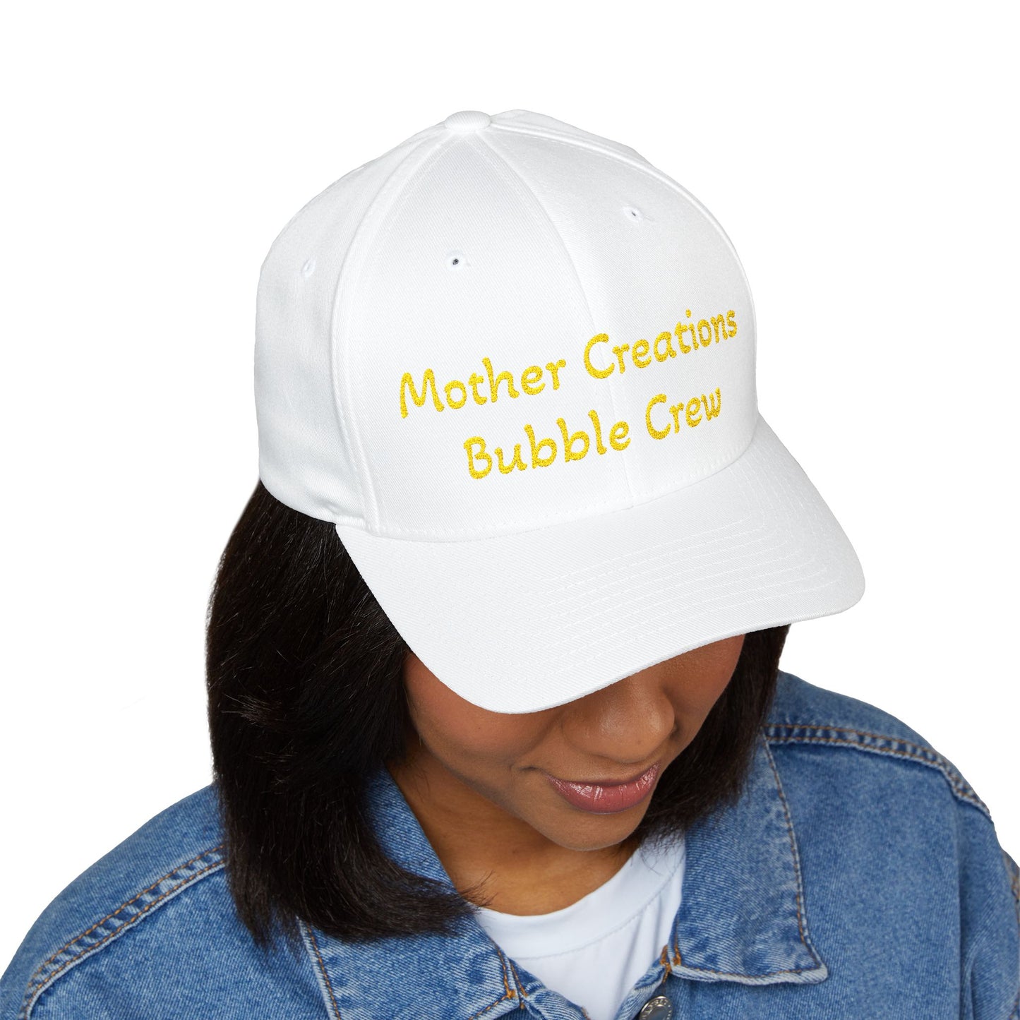 Embroidered 'Mother Creations Bubble Crew' Baseball Cap