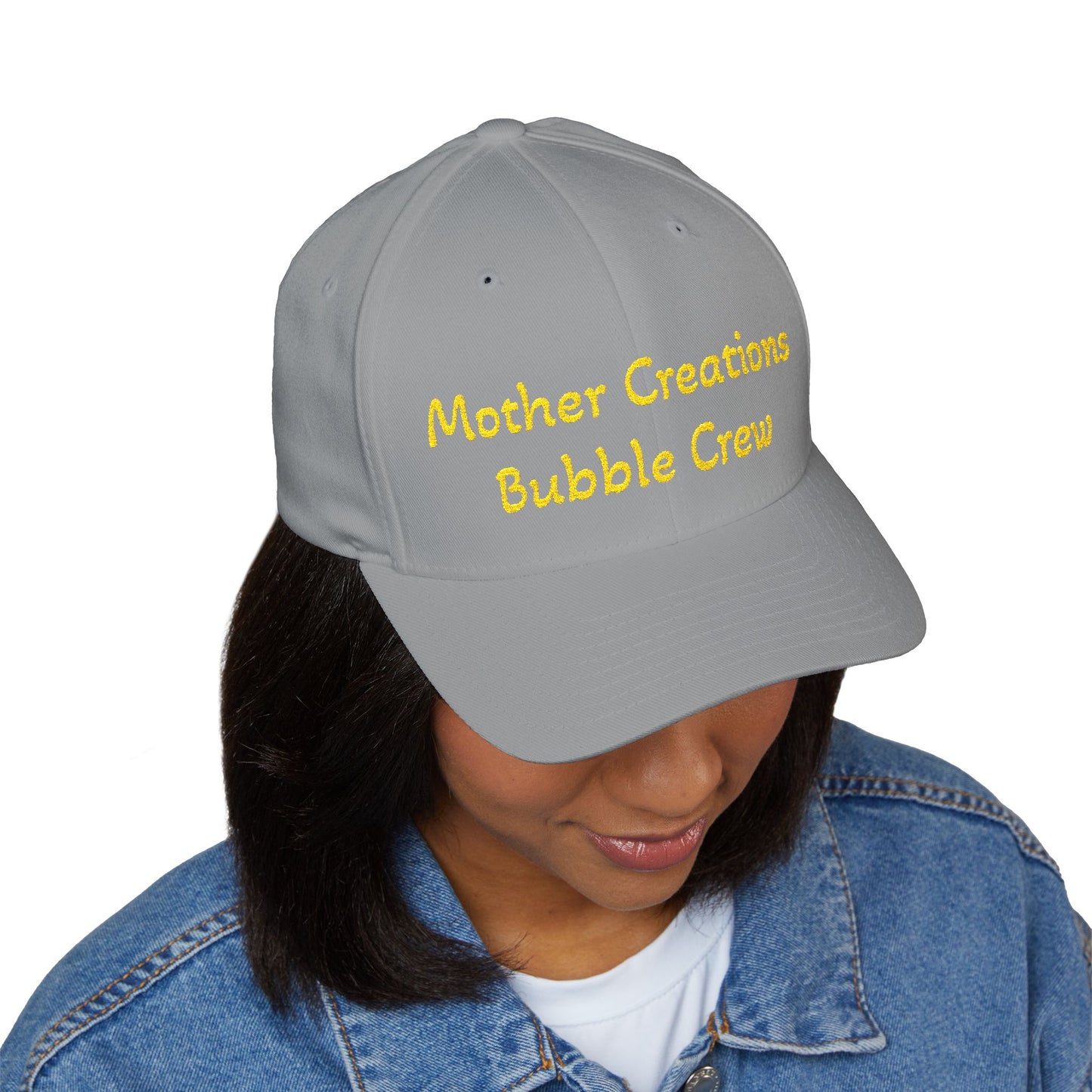 Embroidered 'Mother Creations Bubble Crew' Baseball Cap