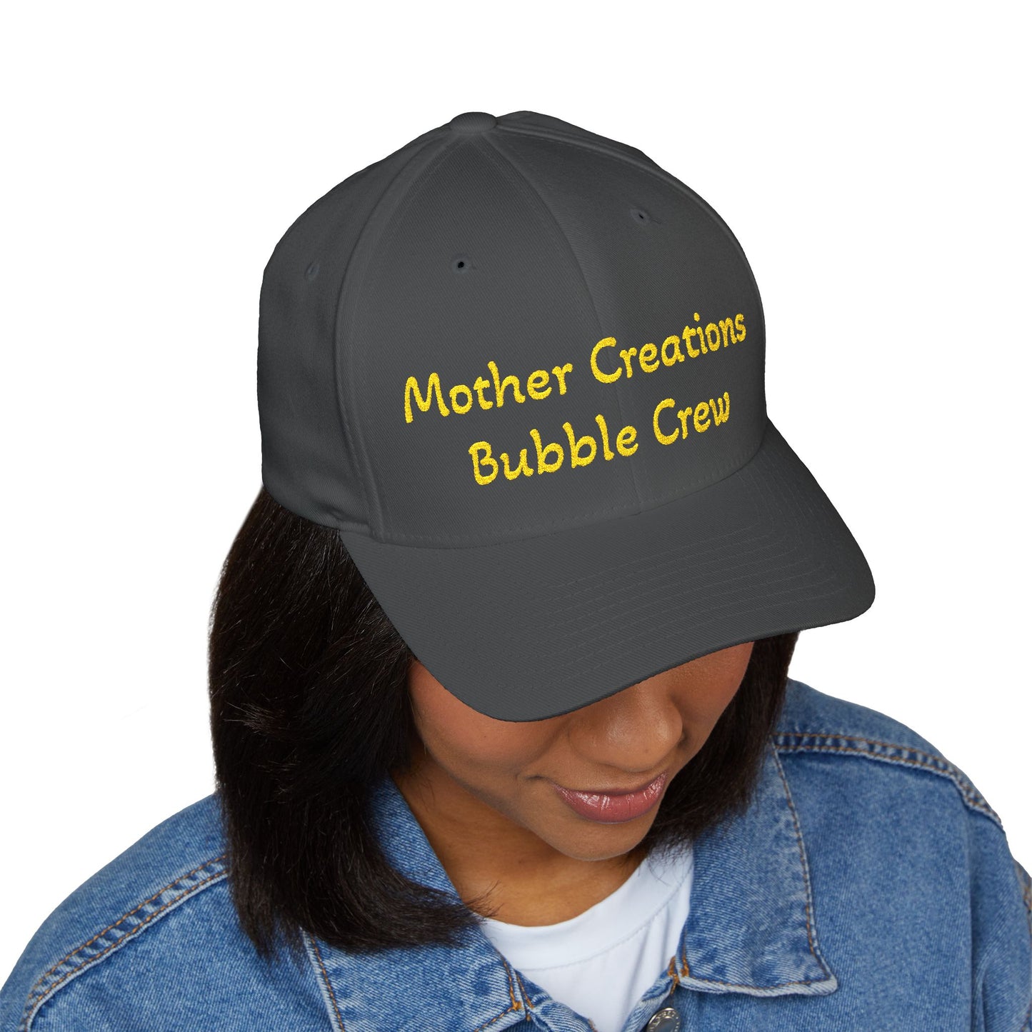 Embroidered 'Mother Creations Bubble Crew' Baseball Cap