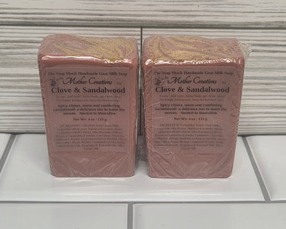 🔥Clove & Sandalwood Goat Milk Soap