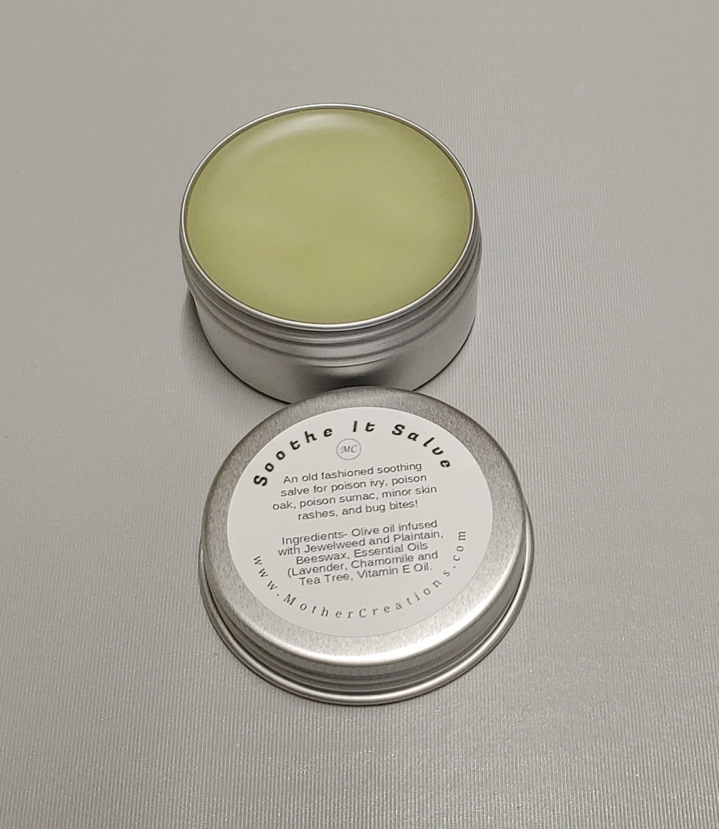 Soothe it salve (Jewelweed salve) Natural Poison Ivy Relief
