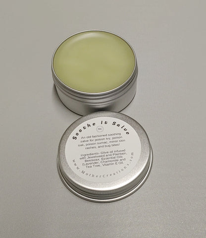 Soothe it salve (Jewelweed salve) Natural Poison Ivy Relief