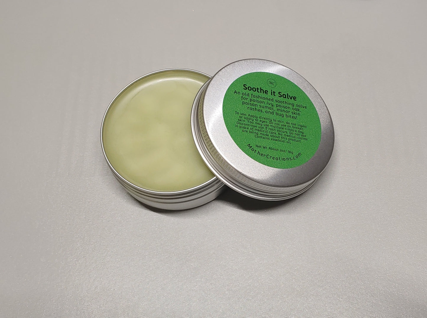Soothe it salve (Jewelweed salve) Natural Poison Ivy Relief