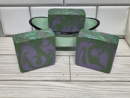 Lavender Basil Goat Milk Soap- Fresh, Clean, Neutral Scent