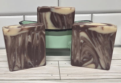 Sandalwood and Coconut Goat Milk Handmade Soap