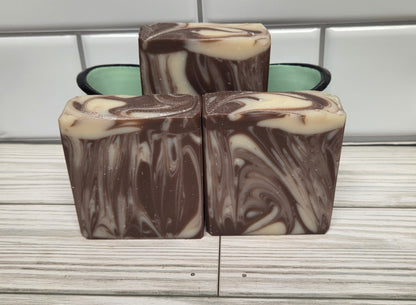 Sandalwood and Coconut Goat Milk Handmade Soap